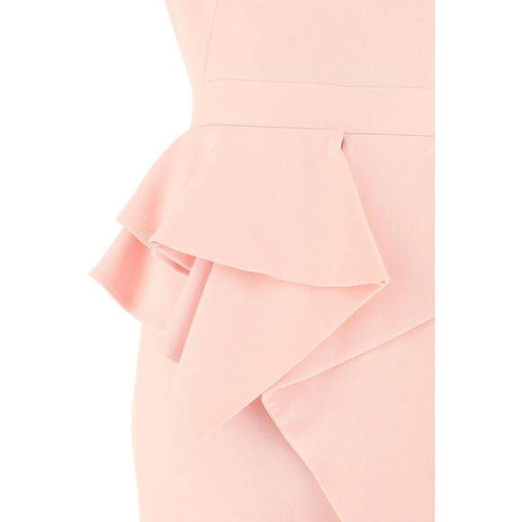 NWT. $3190 ALEXANDER MCQUEEN PEPLUM DRESS Pink IT38 / US2 - Picture 10 of 16